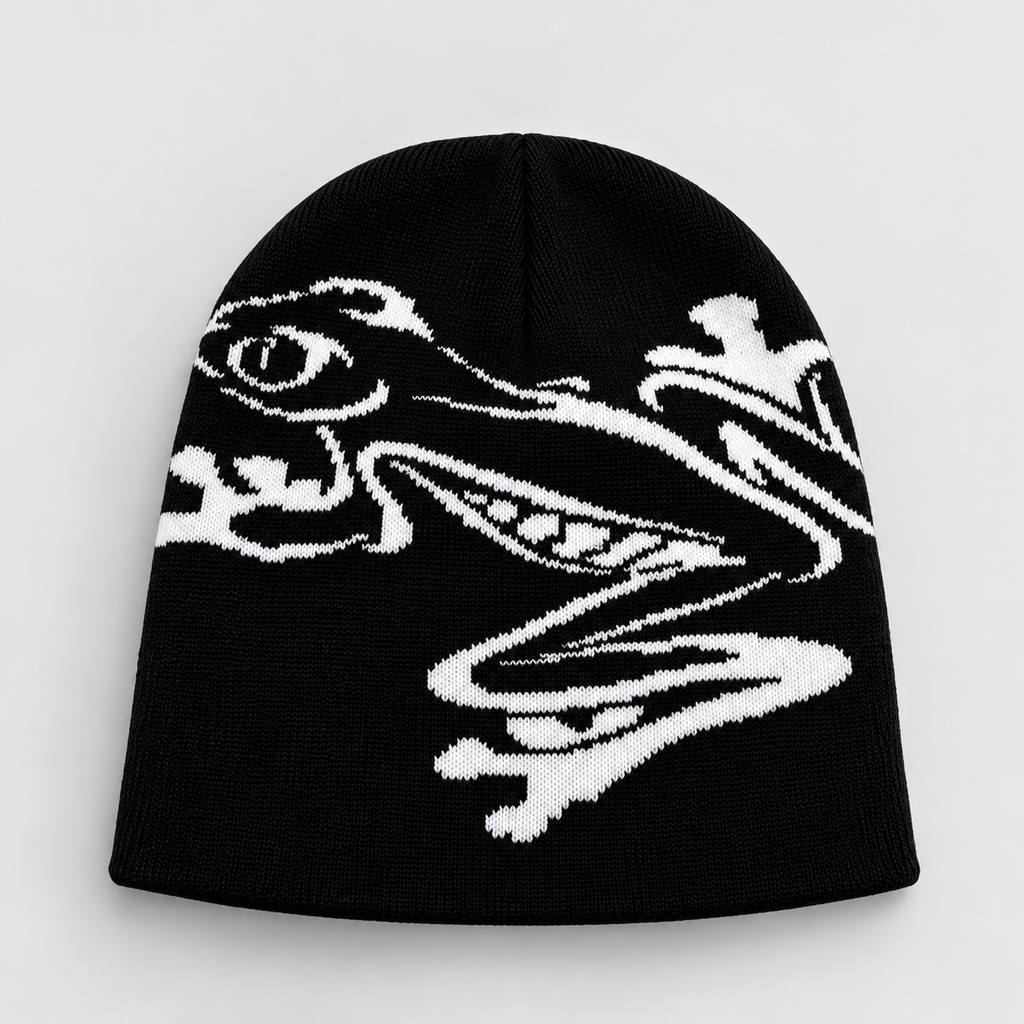 SNOWCTRL Frog Graphic Beanie