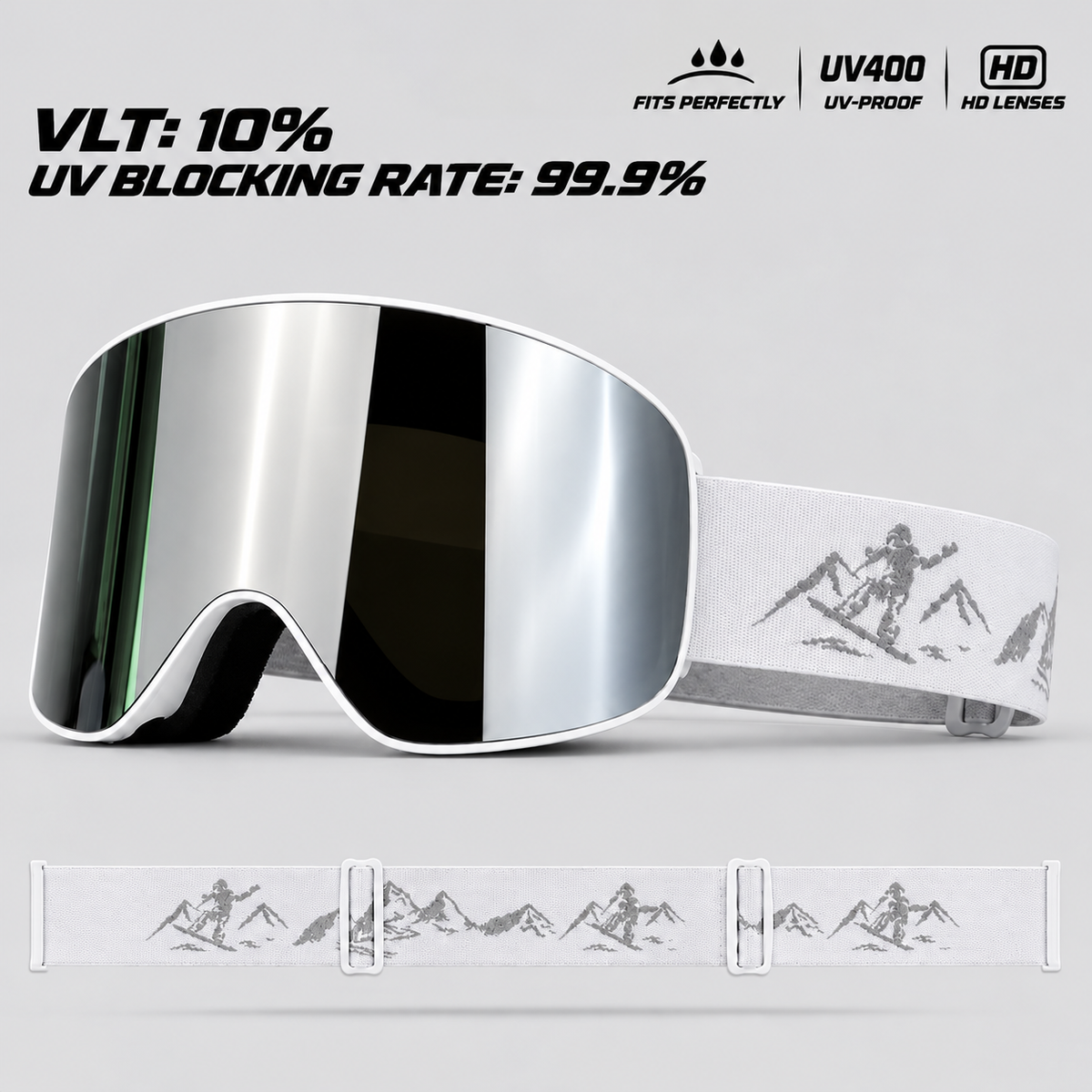 SNOWCTRL VISION X1 GLACIER CHROME
