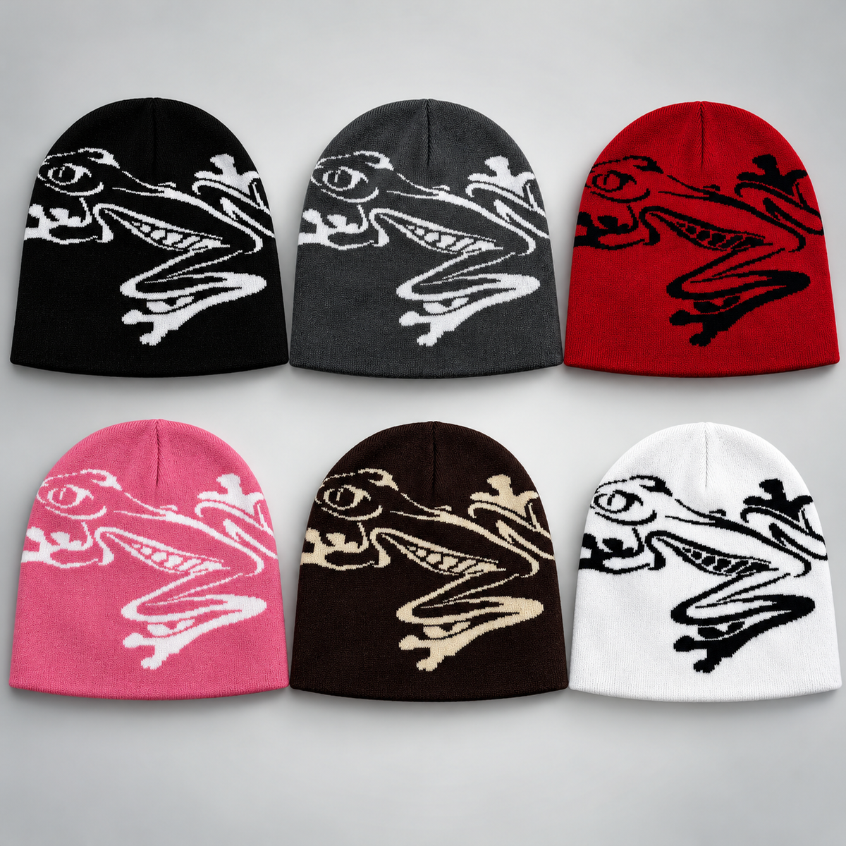 SNOWCTRL Frog Graphic Beanie